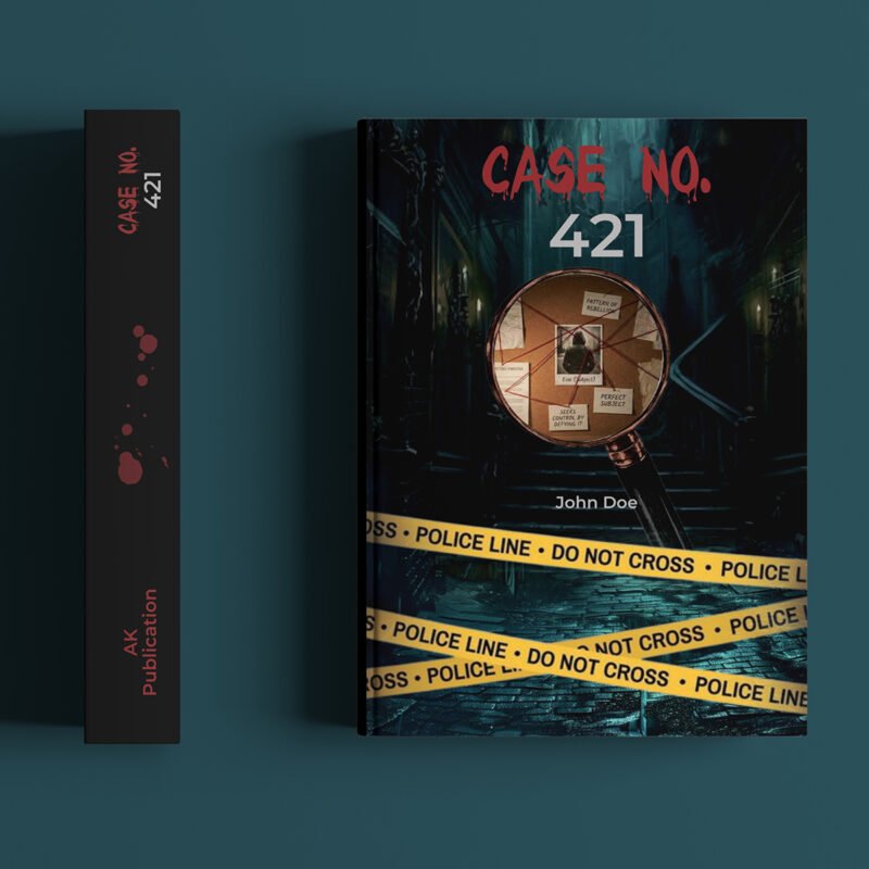 “Case No. 421” Gritty Crime Mystery Book Cover Design