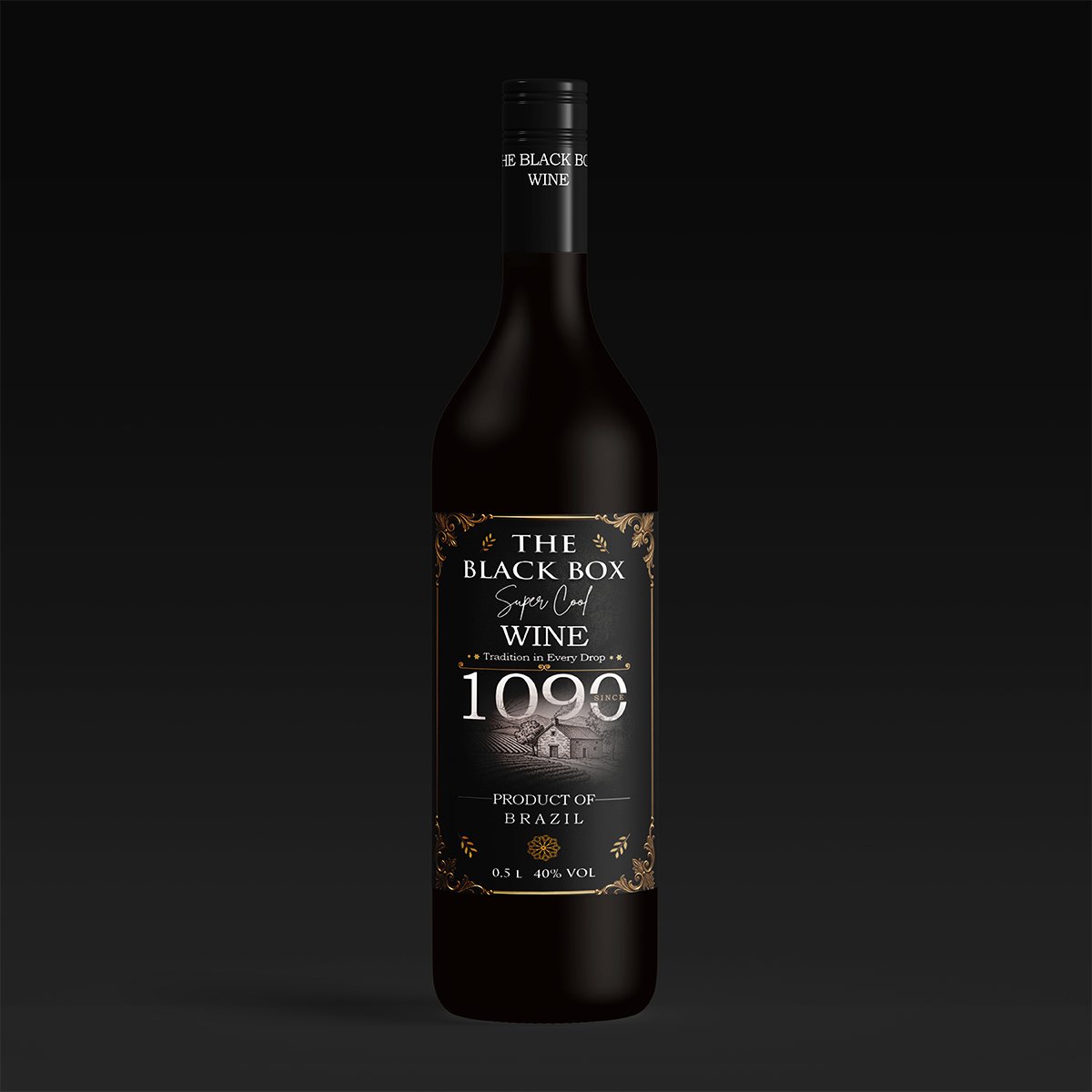 Elegant Vintage Gold & Black Brazilian Beverage Template - Image 3