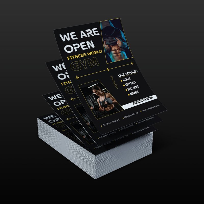 Gym Flyer Design