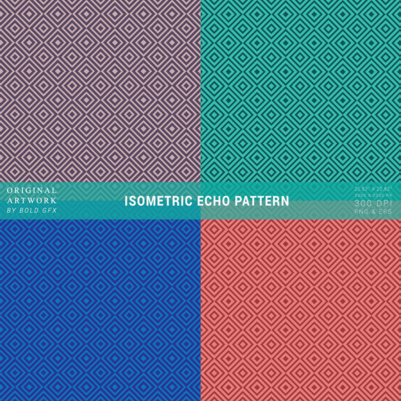 Concentric Diamond Pattern Design
