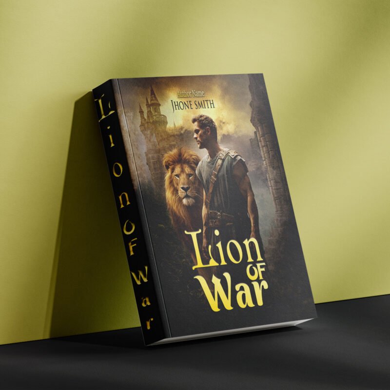 “Lion of War” Epic Historical Fantasy Book Cover Design