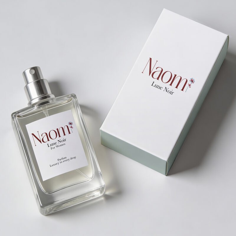 Minimalist Perfume Bottle Label Template