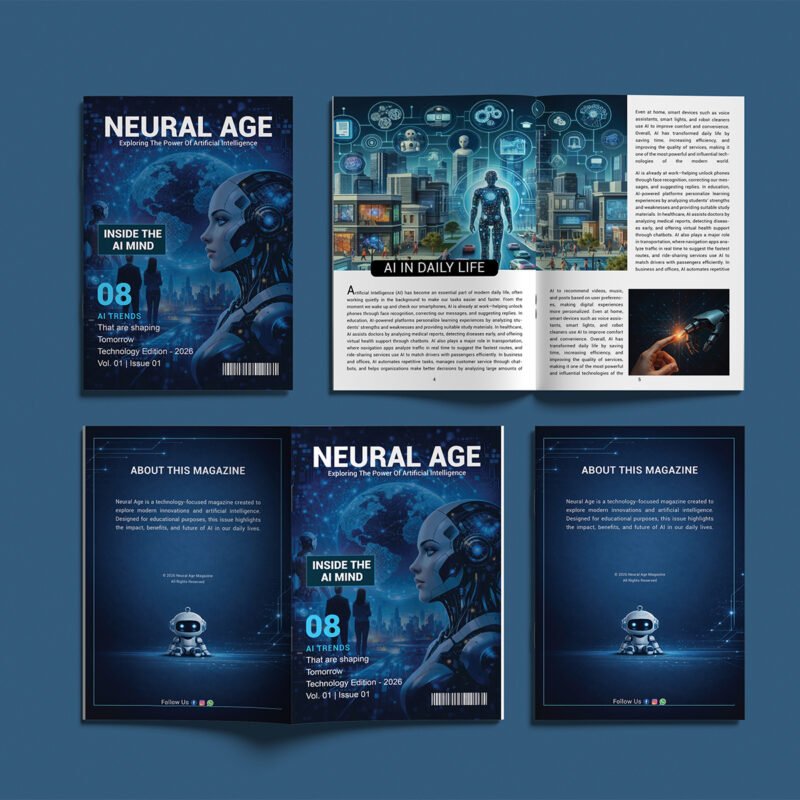 “Neural Age” AI & Technology Magazine Template
