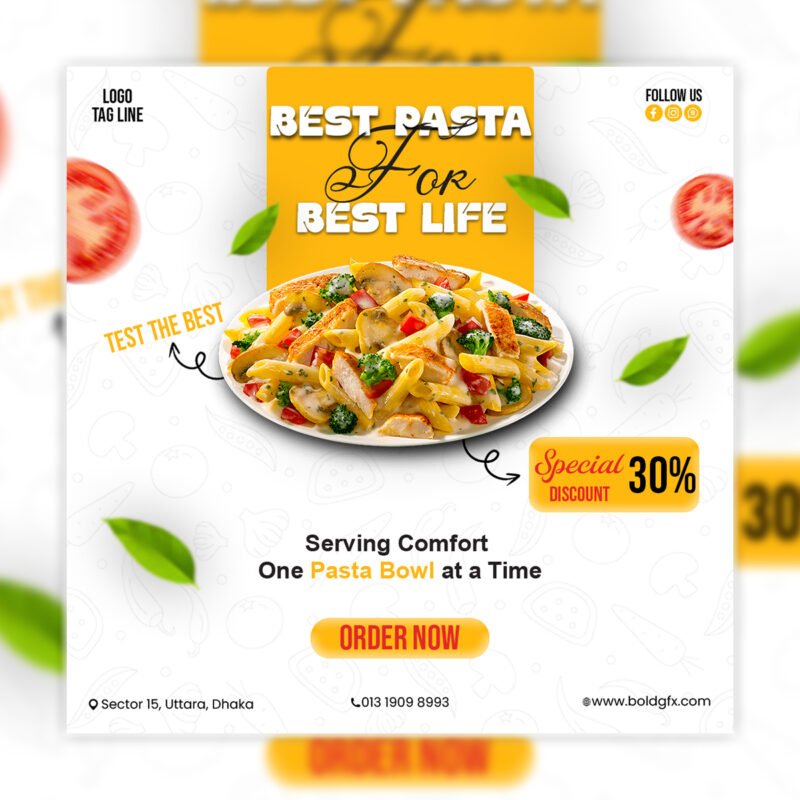 Premium Food Social Media Template