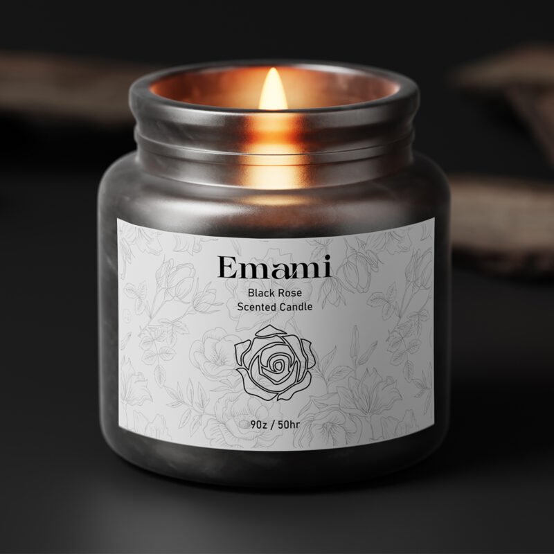 Premium Scented Candle Packaging Design