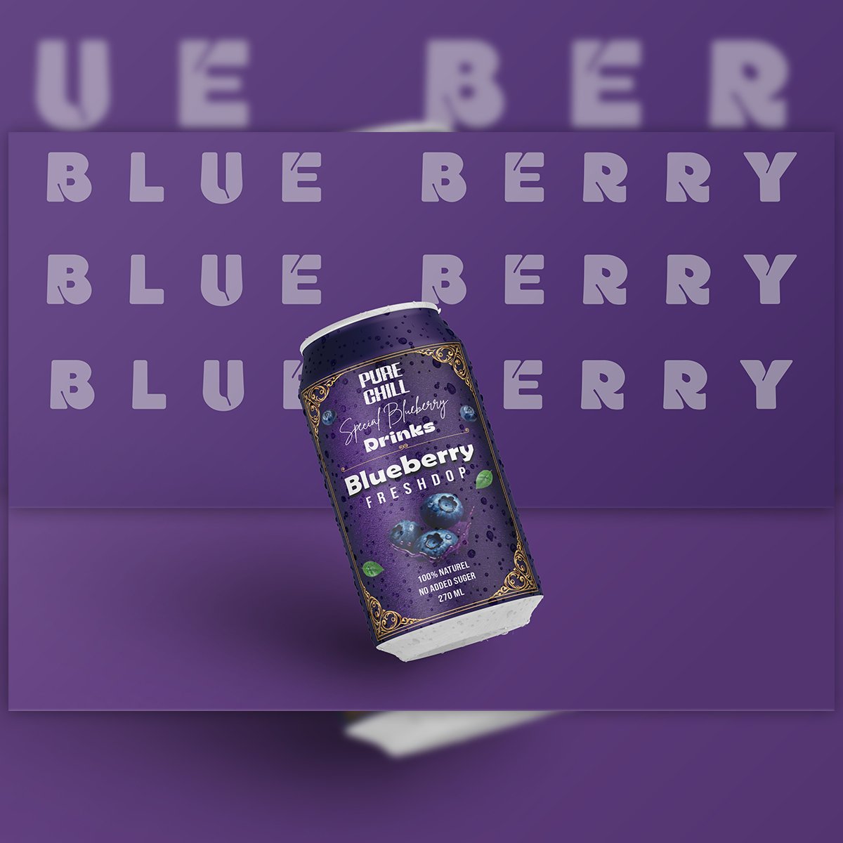 Special Blueberry Edition Label Design - Image 5