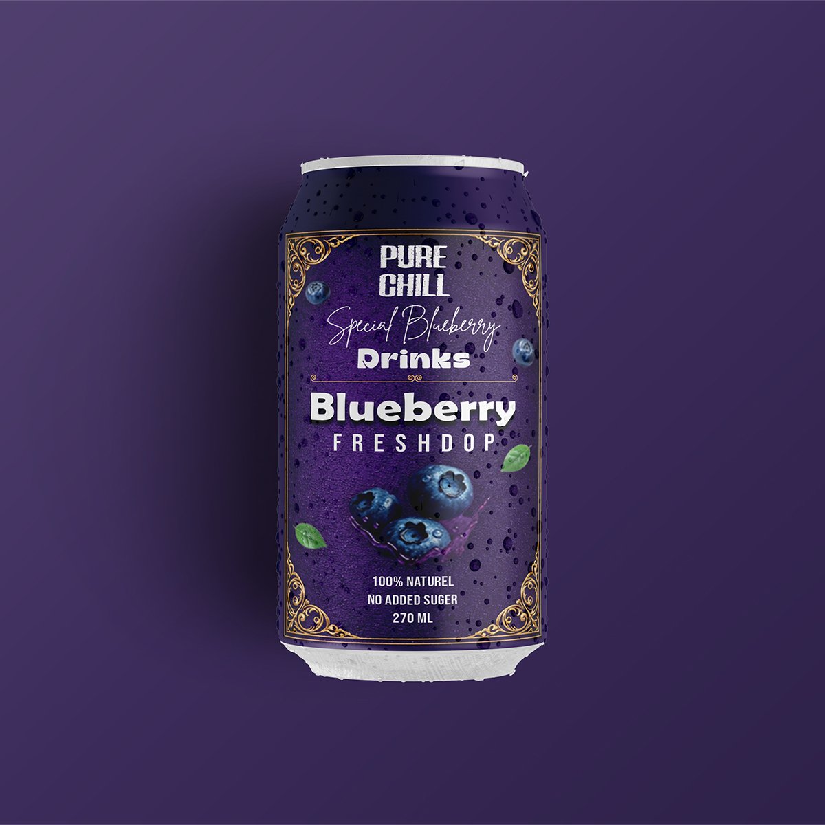 Special Blueberry Edition Label Design - Image 4