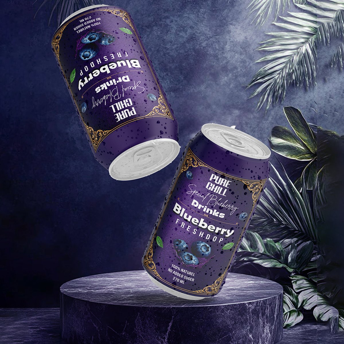 Special Blueberry Edition Label Design - Image 2