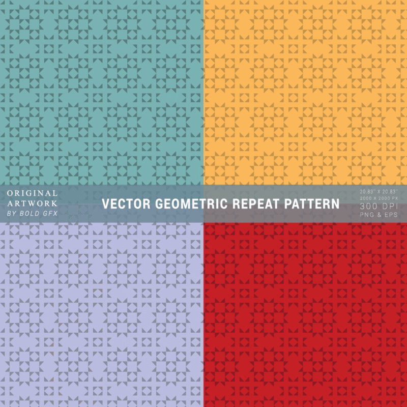 Seamless Vector Pattern with Grid Design