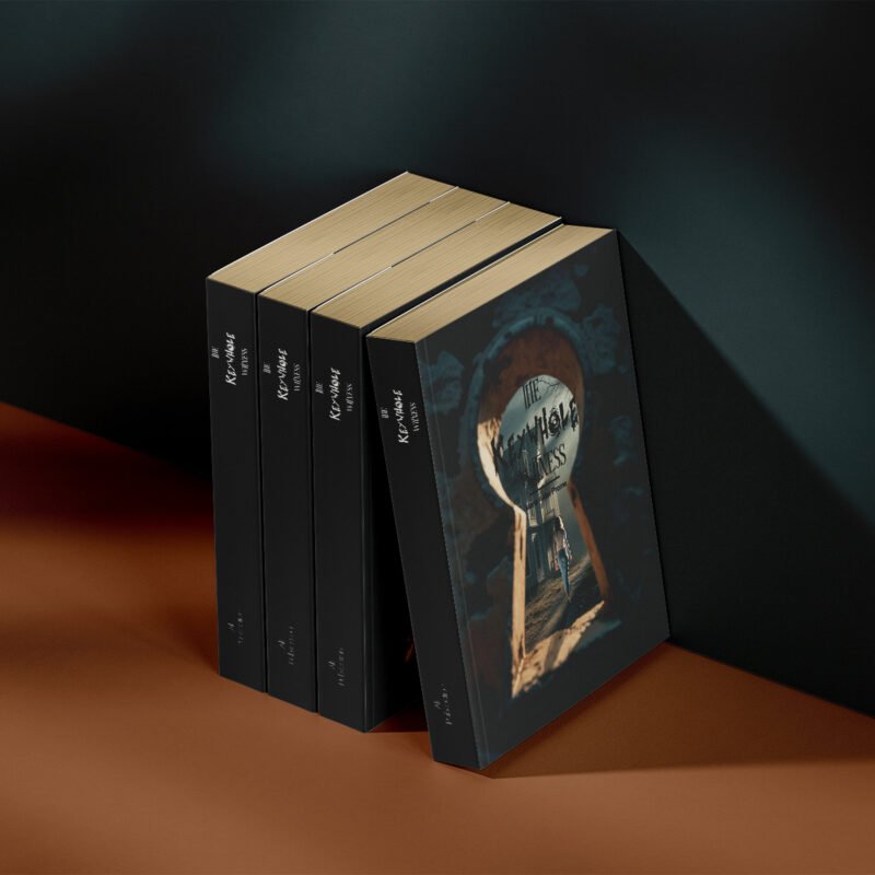 “The Keyhole Witness” Mystery Thriller Book Cover Design