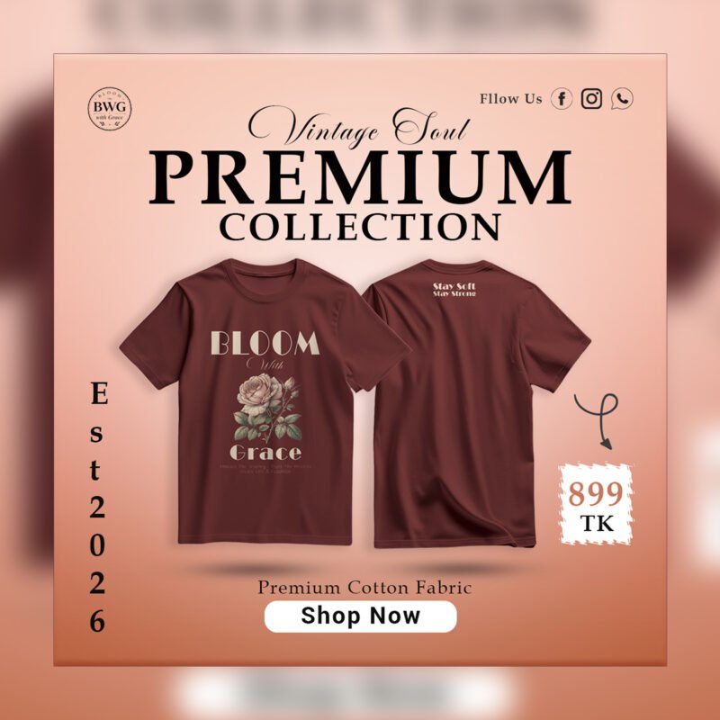 “Vintage Soul” Premium T-shirt Collection Social Media Post
