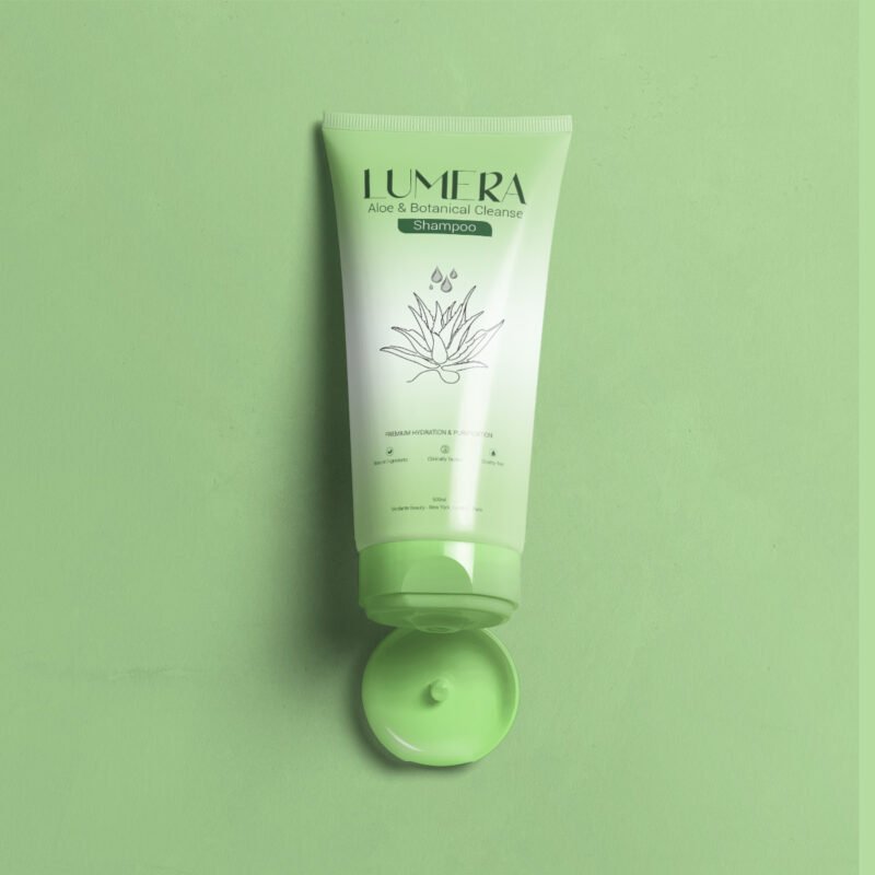 “LUMERA” Aloe & Botanical Cleanse Shampoo Label Design