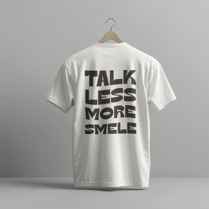 70s Inspired Stacked Typography Tee – Professional BOLD GFX Positivity Series Asset