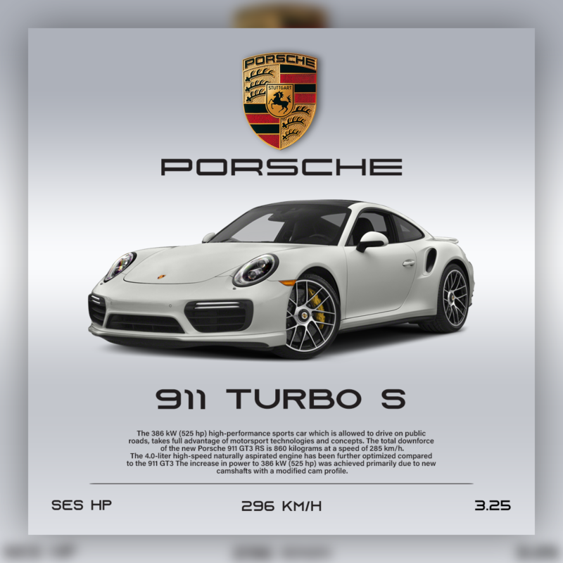 BOLD GFX Automotive Collection – Professional Porsche 911 Turbo S Performance Ad