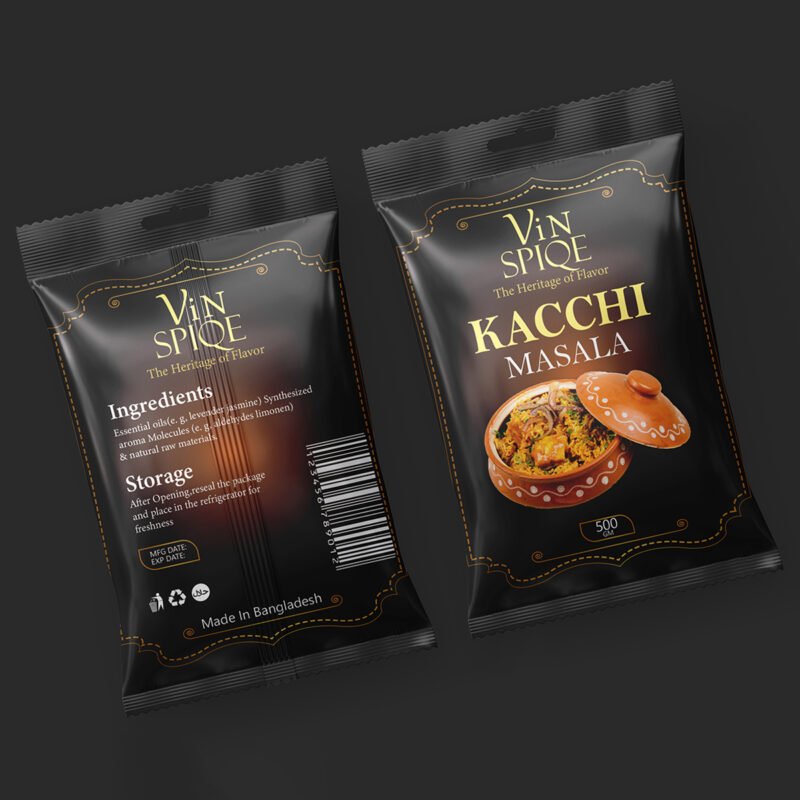 BOLD GFX Culinary Series – Authentic Kacchi Masala Made in Bangladesh Branding