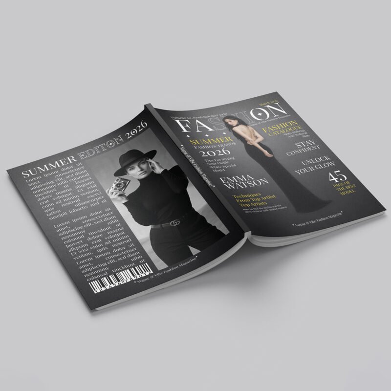 BOLD GFX Editorial Series – Professional Magazine Cover with Emma Watson Feature