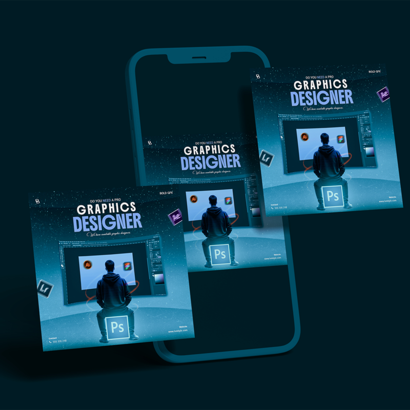 BOLD GFX Professional Series – Adobe Expert (Ps, Lr, Ae) Marketing Graphic