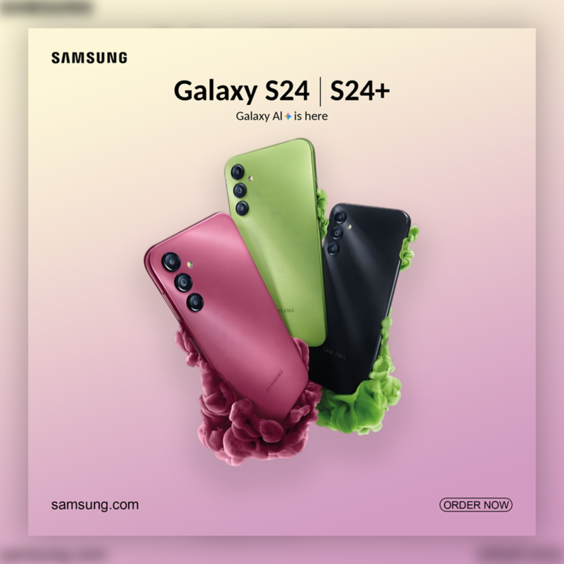 BOLD GFX Tech Collection – Professional Samsung Galaxy S24 Multi-Color Highlight