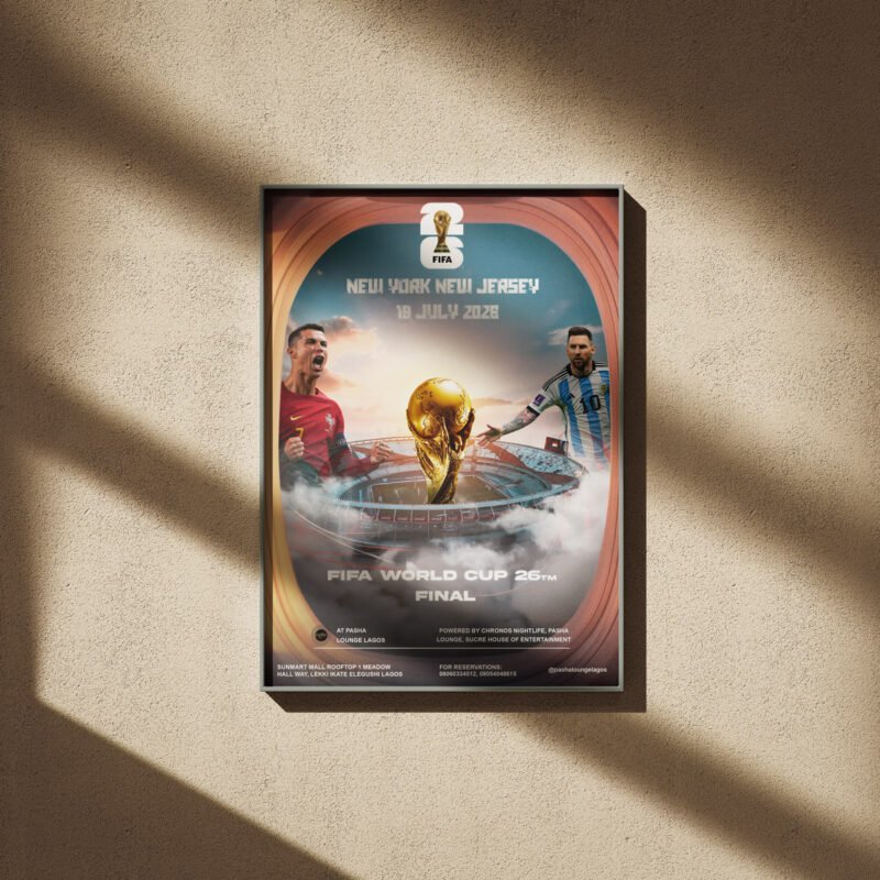 Messi vs Ronaldo The Final Dance Poster – Professional BOLD GFX Sports Series