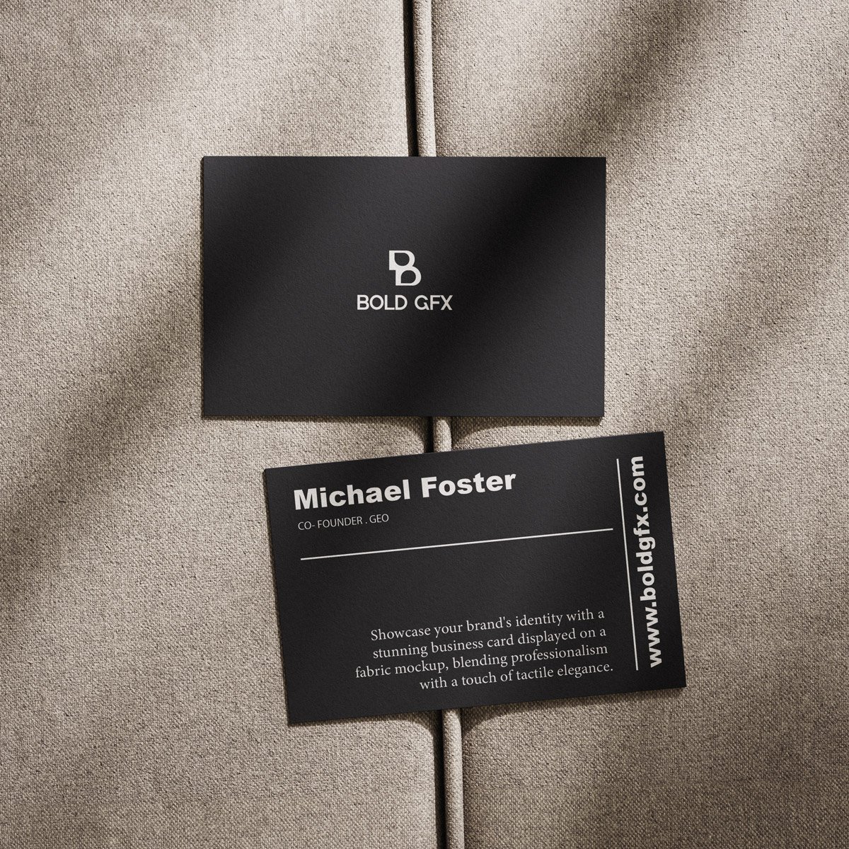 Minimalist Tactile Elegance Visiting Card – BOLD GFX Professional ...