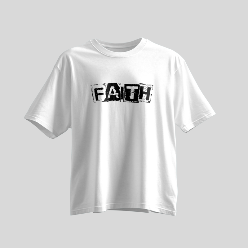 Professional BOLD GFX Faith Mockup – Industrial Stamp Aesthetic