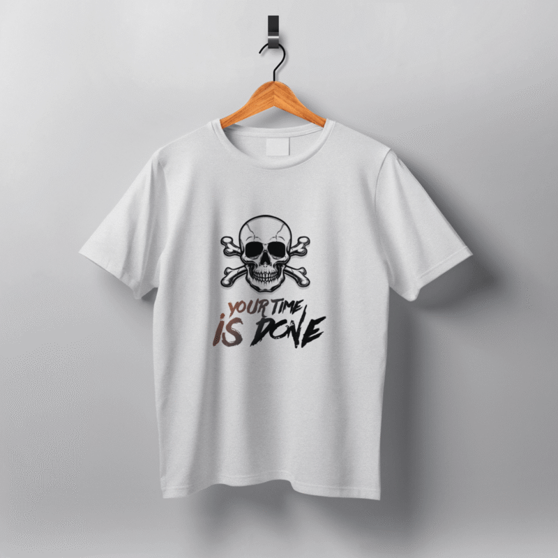 Professional Your Time Is Done Urban Apparel Mockup – BOLD GFX Original