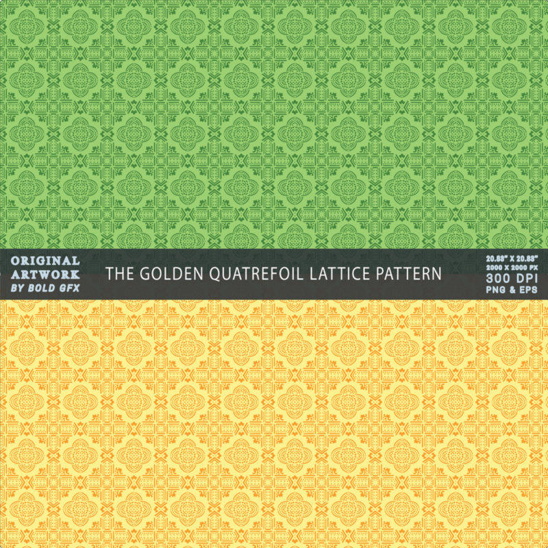 The Golden Quatrefoil Lattice
