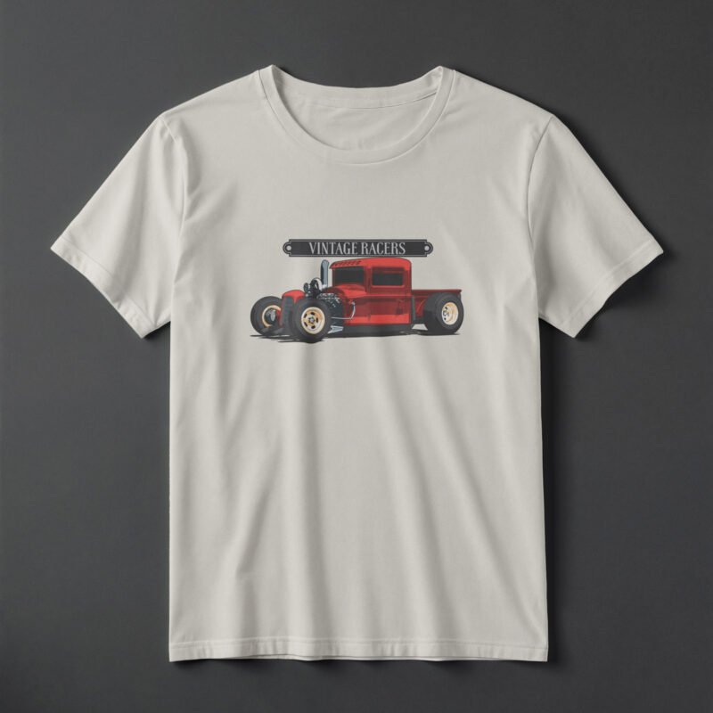 Kustom Kulture Speed Shop T-Shirt – High-Fidelity BOLD GFX Garage Series Mockup